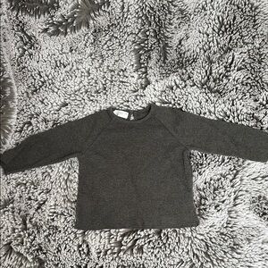 Kids Gray Long Sleeve Shirt